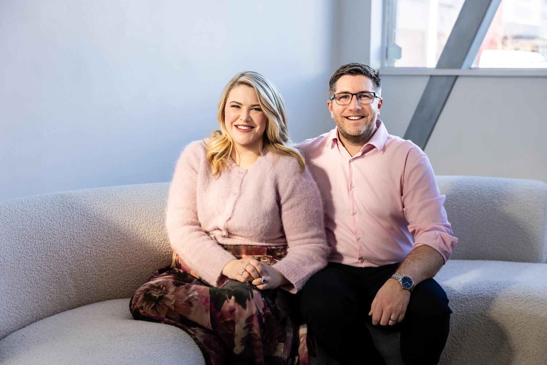 Camille and Chris, close portrait